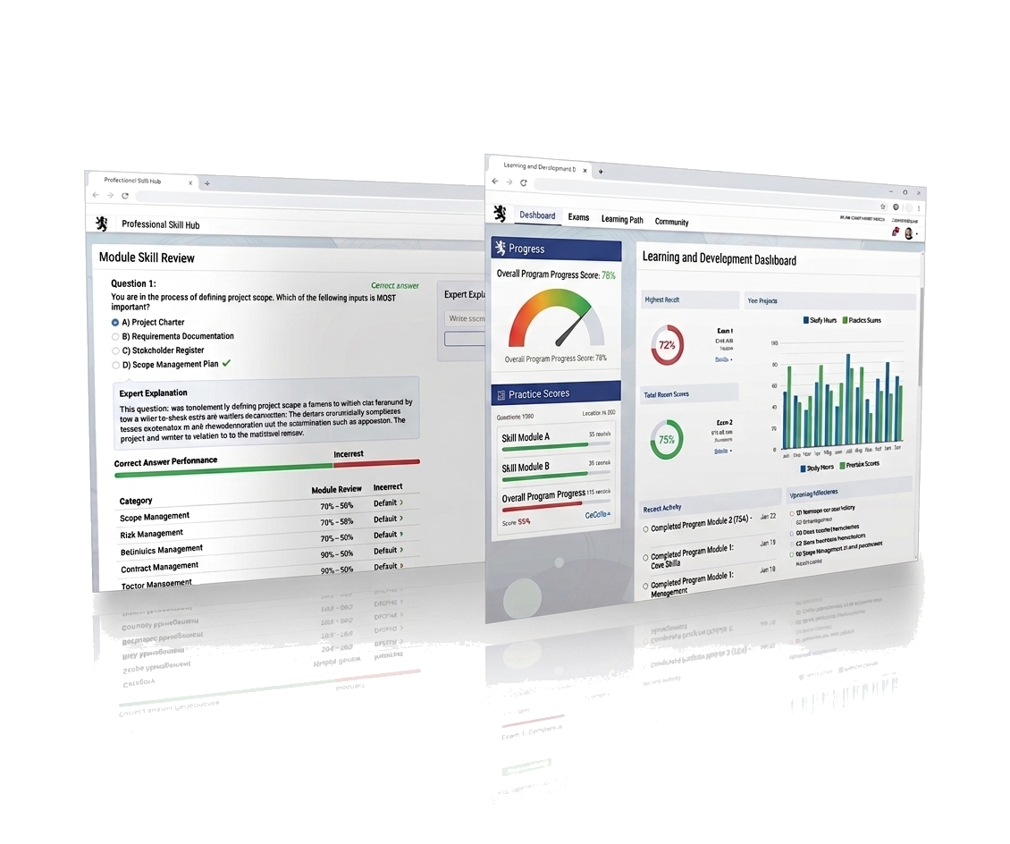 Radiologic Exam progress dashboard preview